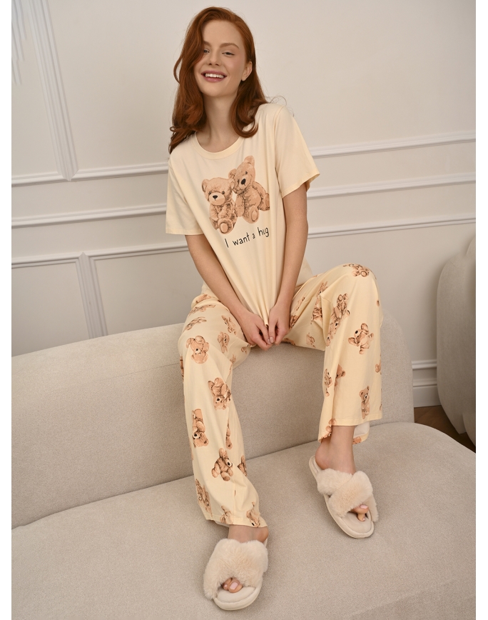 5285TBC Женская пижама (Ф+Брюки)